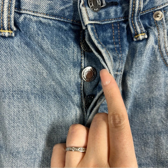 Everlane Light Wash High Rise Boyfriend Jeans - Picture 3 of 6